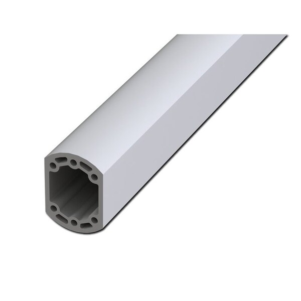 Closed Tube Suspension Profile, 19.69 in. H x 2.56 in. W x 3.54 in. L, Aluminum